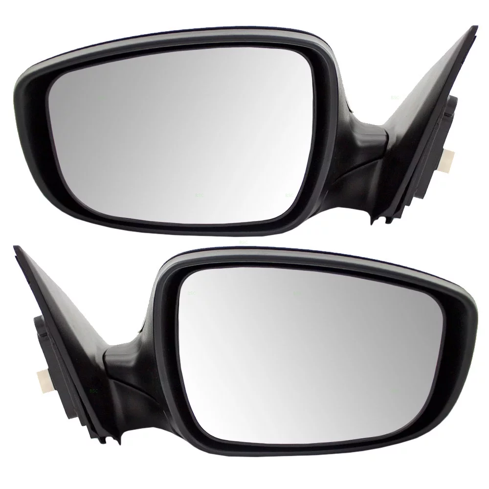 Brock Replacement Driver and Passenger Power Side View Mirrors OEM Substitute 11-13 Elantra Sedan Replaces 87610-3Y100 87620-3Y100 HY1320179 HY1321179