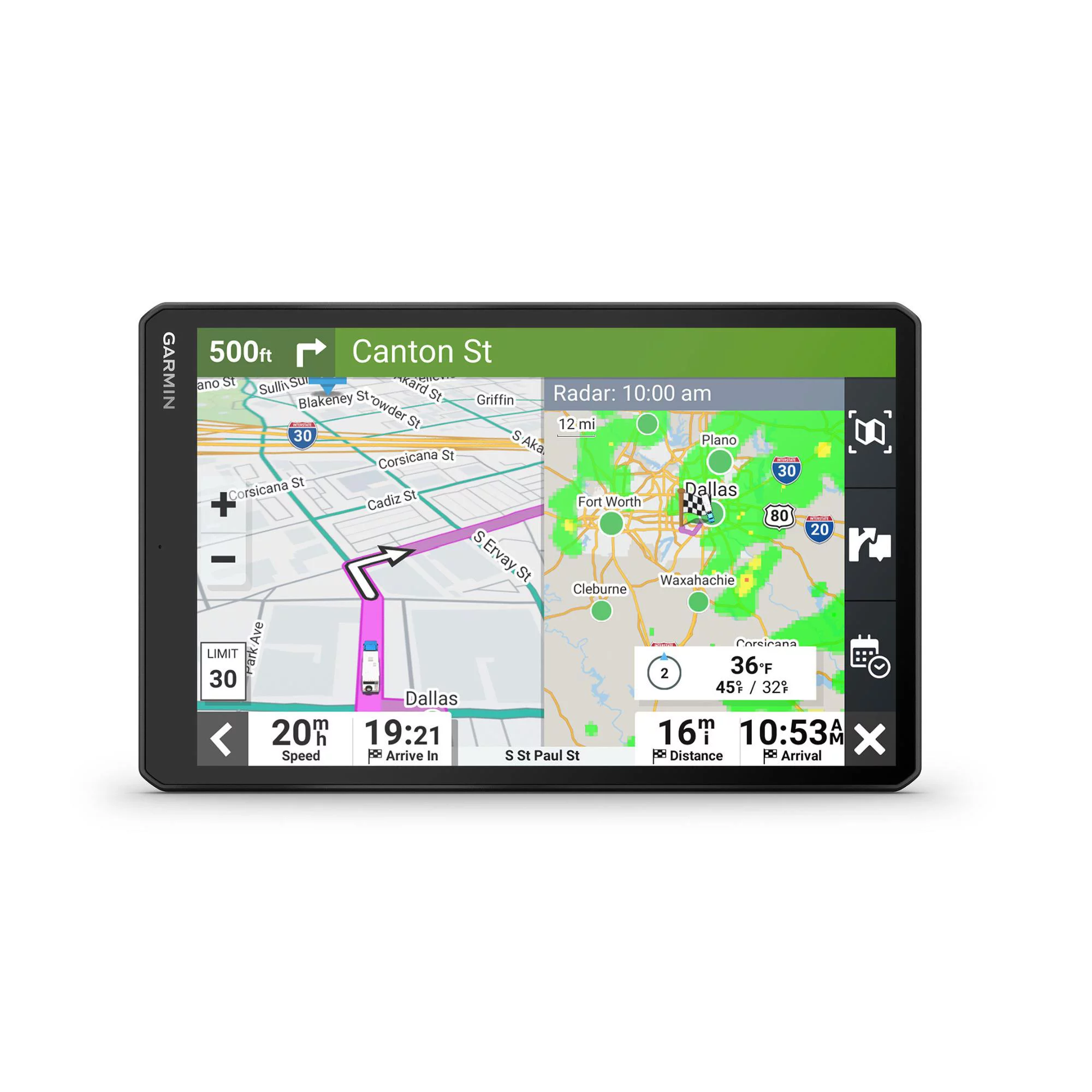 Garmin RV 1095 MT-S RV GPS Navigator with XL Friction Mount