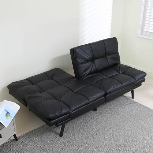 ZJbiubiuHome Convertible Memory Foam Futon Couch Bed  Modern Folding Sleeper Sofa-SF267FADGY