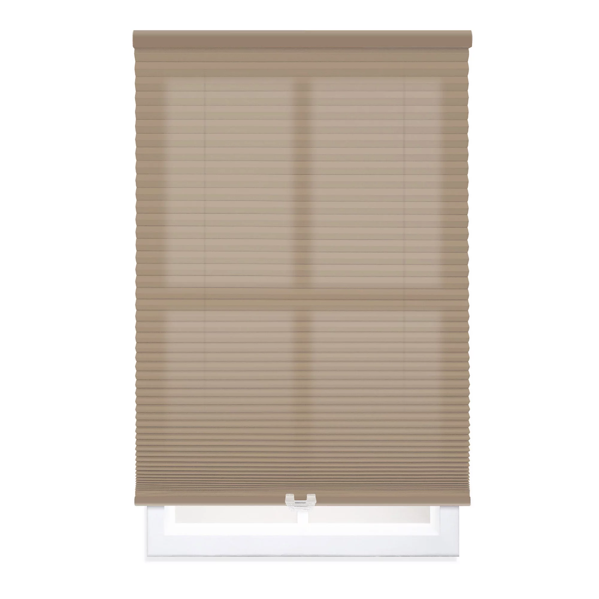 Regal Estate, Cordless Light Filtering Cellular Shade, Latte, 69.5W x 48L (also available in 64, 72, 84
