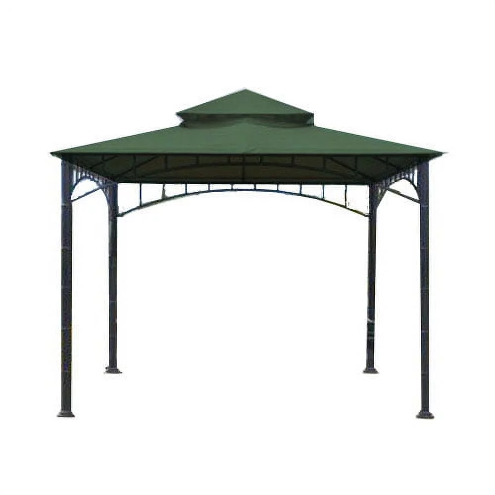 Garden Winds Replacement Canopy Top for Summer Veranda Gazebo, Green, RipLock 350
