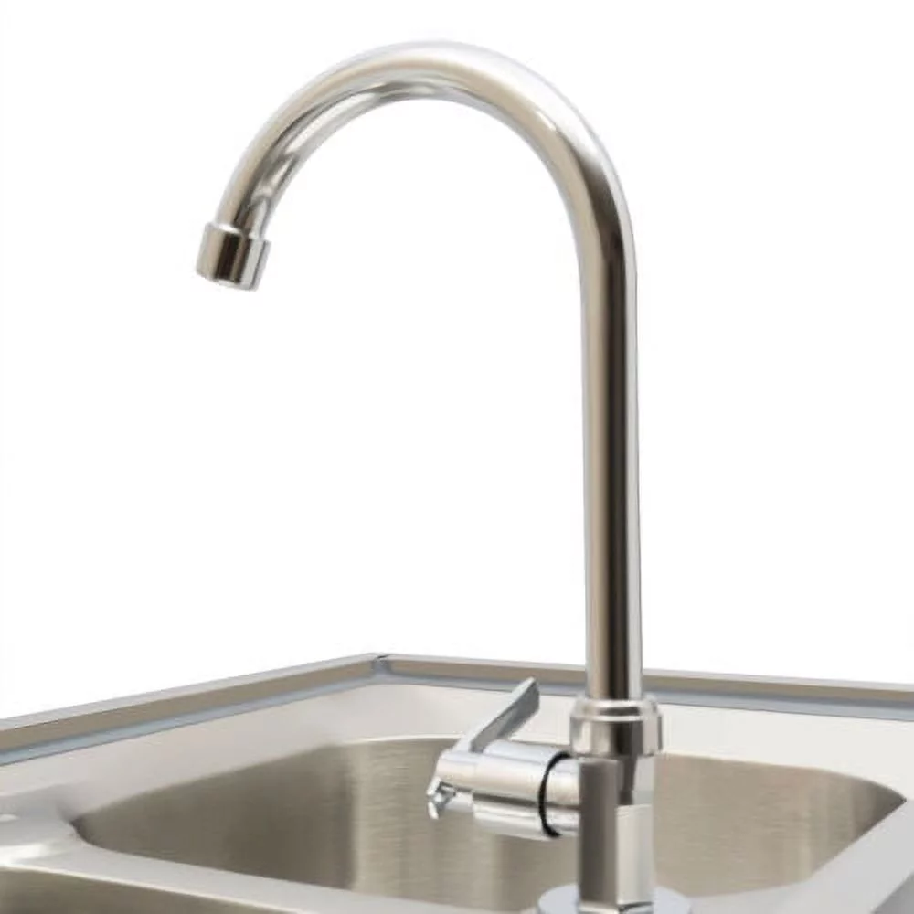 Stainless Steel Commercial Sink Utility Sink 2 Compartment Kitchen w/Prep Table