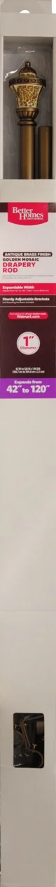 Better Homes & Gardens Single Curtain Rod 1