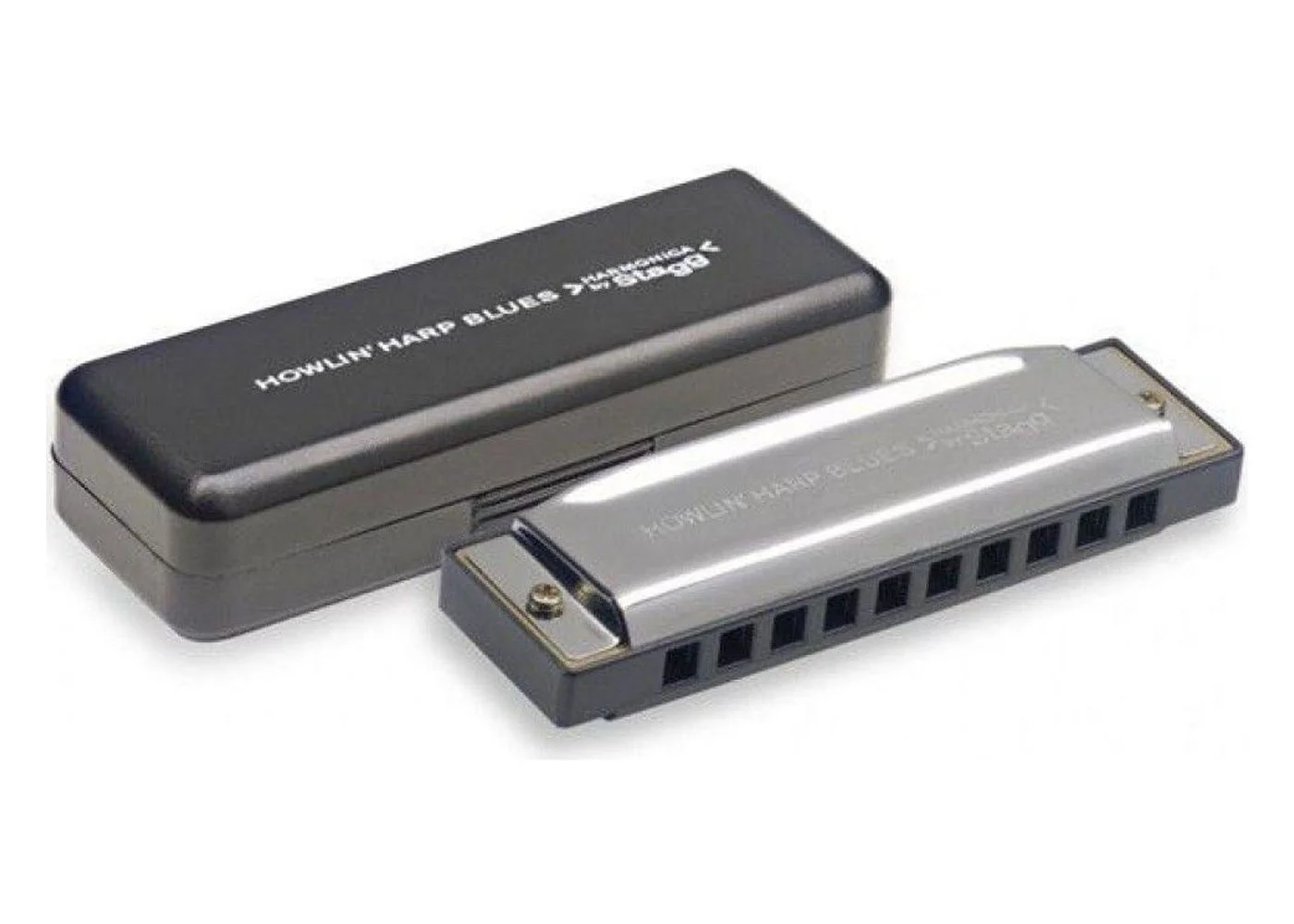 Stagg Model BJH-B20 D - Diatonic Howlin Harp Blues Harmonica, Key of D - NEW