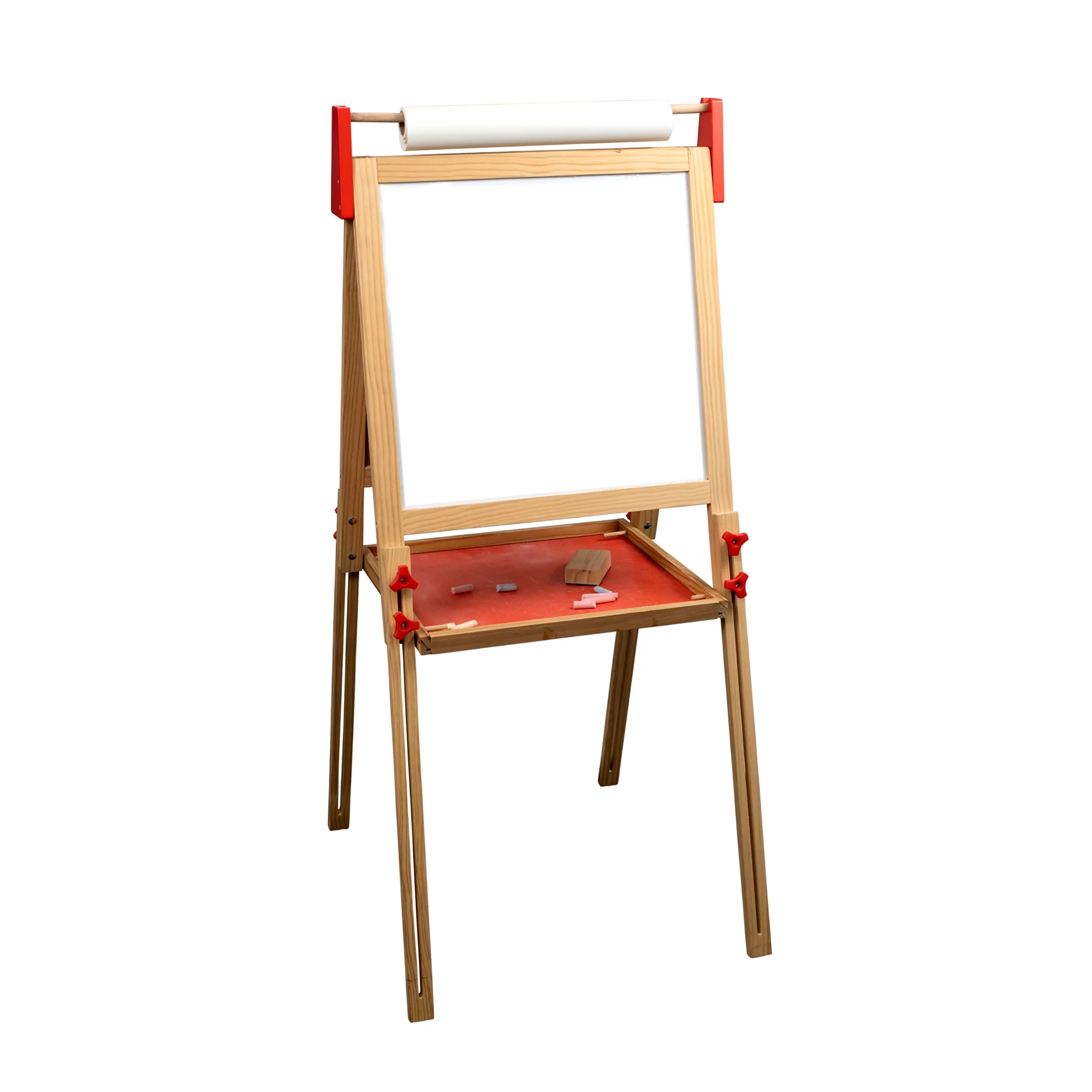 Homeware Children's Wood Floor Easel - Ages 3 Years and up