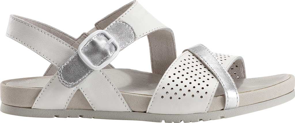 Women's Earth Linden Laguna Slingback Sandal White Leather 9.5 M