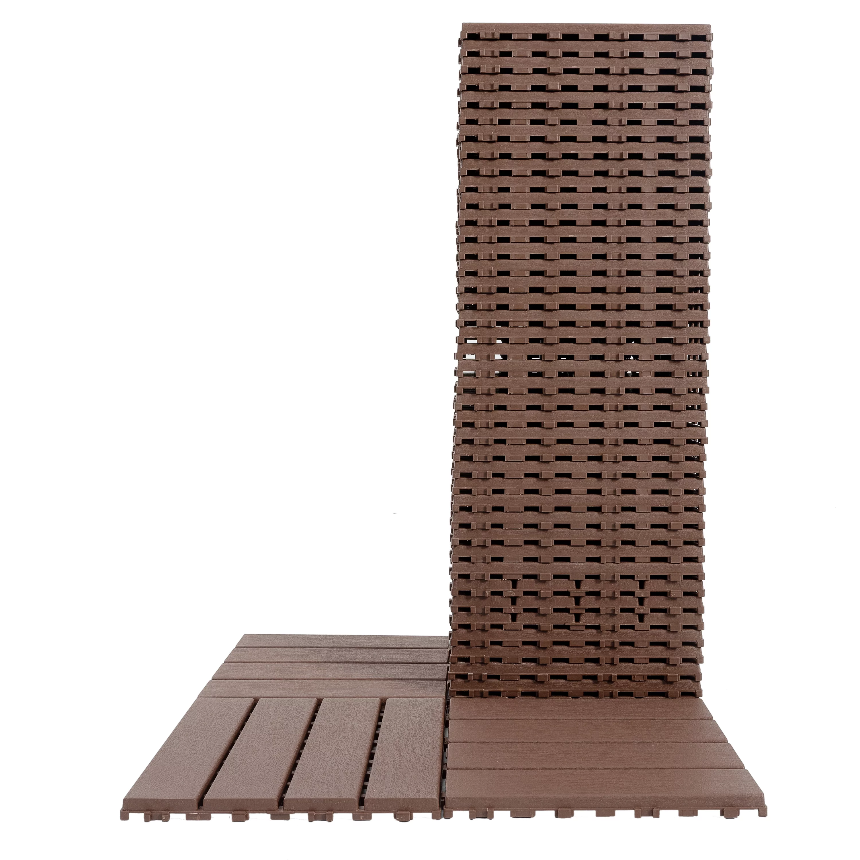 Plastic Interlocking Deck Tiles,44 Pack Patio Deck Tiles,11.8
