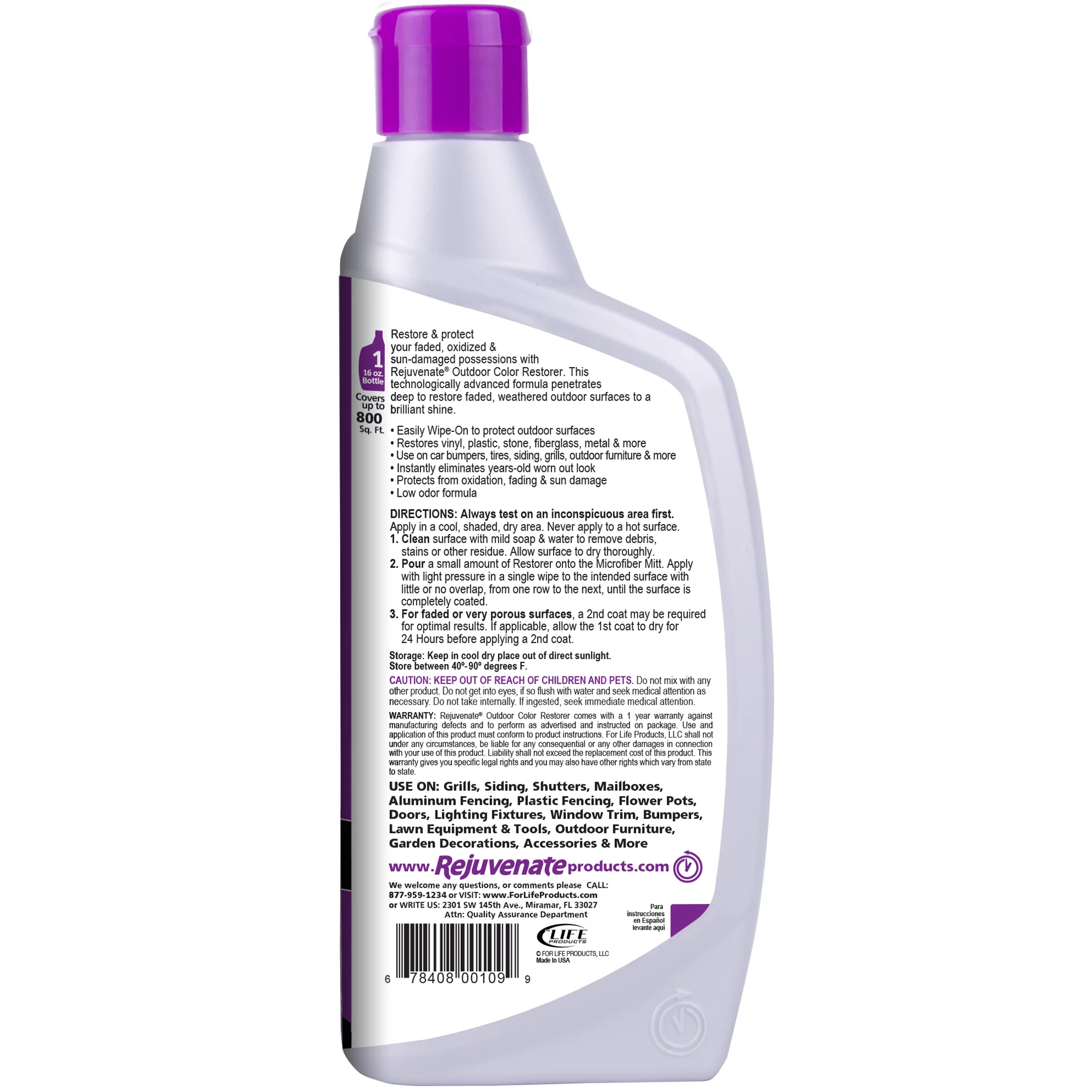 Rejuvenate Outdoor Color Restorer 16oz, 2pk