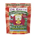 Dr. Earth 702P Organic 3 Rose & Flower Fertilizer in Poly Bag, 4-Pound