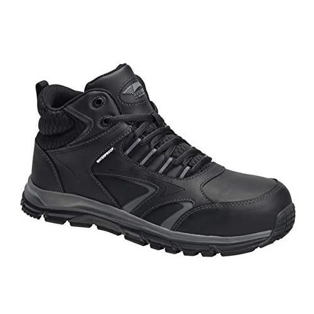 Avenger Men's Thresher Waterproof Work Shoes Alloy Toe Black 7 D(M) US