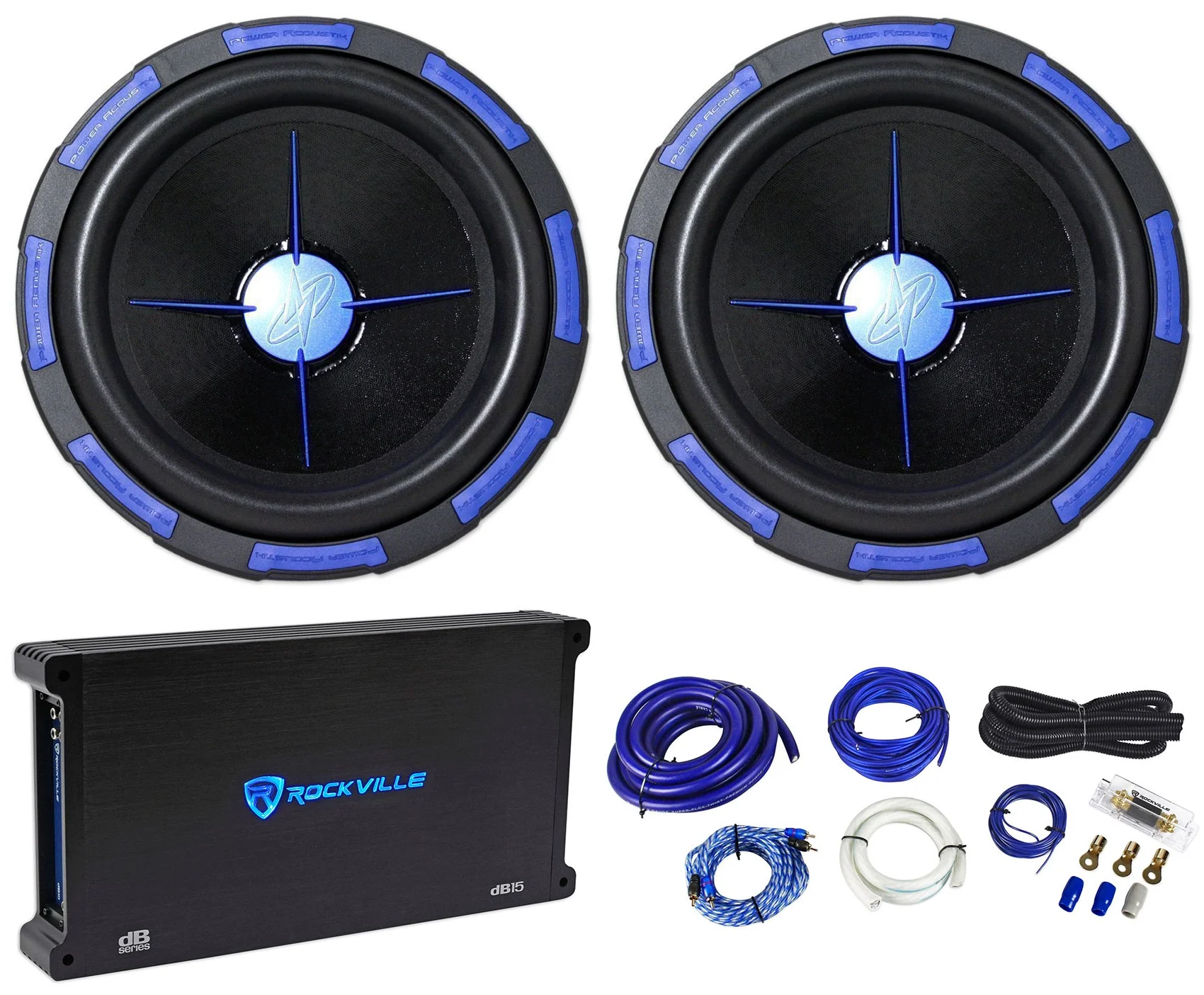 (2) Power Acoustik MOFO-122X 12