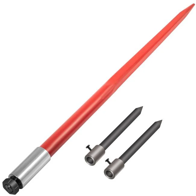 Vevor  49 in. 3000 lbs Bale Spear, Red & Black