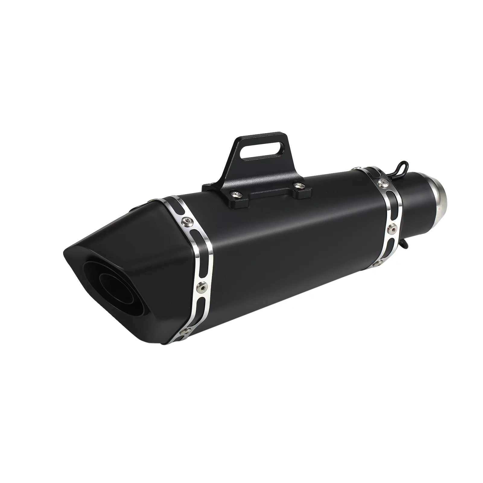 Motorcycle Exhaust Muffler Pipes, 1.5 2'' Inlet, Universal Slip on for Motorcycle ATV