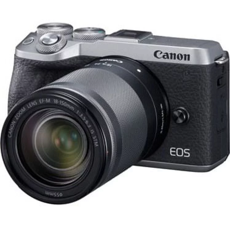 Canon EOS M6 Mark II 32.5 Megapixel Mirrorless Camera with Lens, 0.71