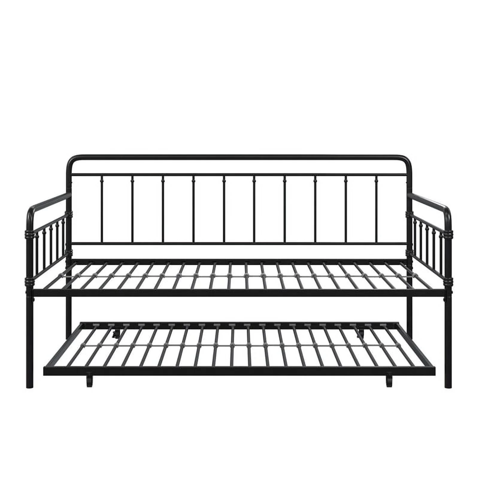DHP Winston Metal Daybed/Trundle Twin in Black