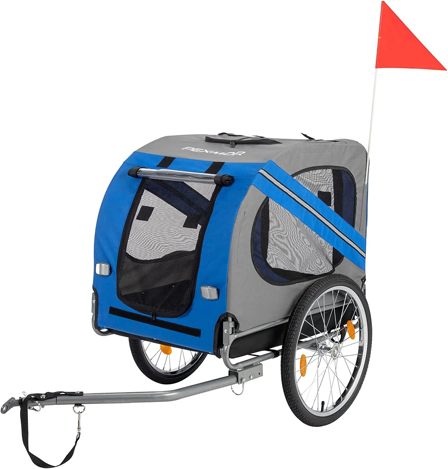 PEXMOR Dog Bike Trailer,Dog Trailer Pet Cart for Bicycle w/Universal Hitch & Quick Release 20