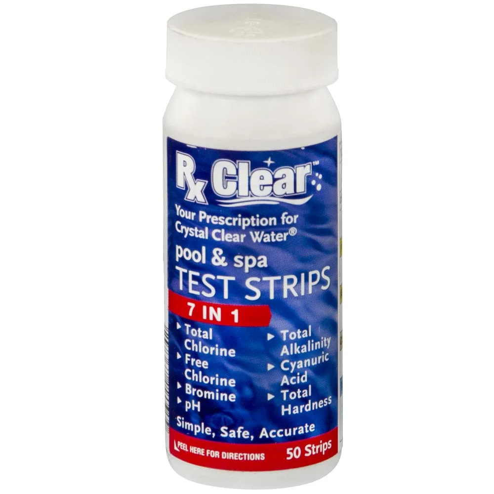 Rx Clear 7-In-1 Test Strips - 50 CT