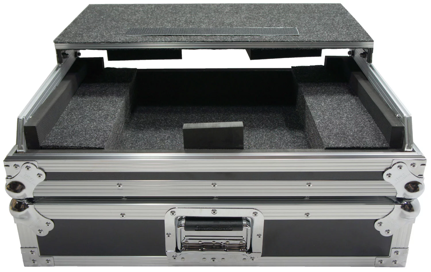 Harmony DJ Case HCNVLT Flight Glide Laptop Stand Road DJ Case Numark NV II