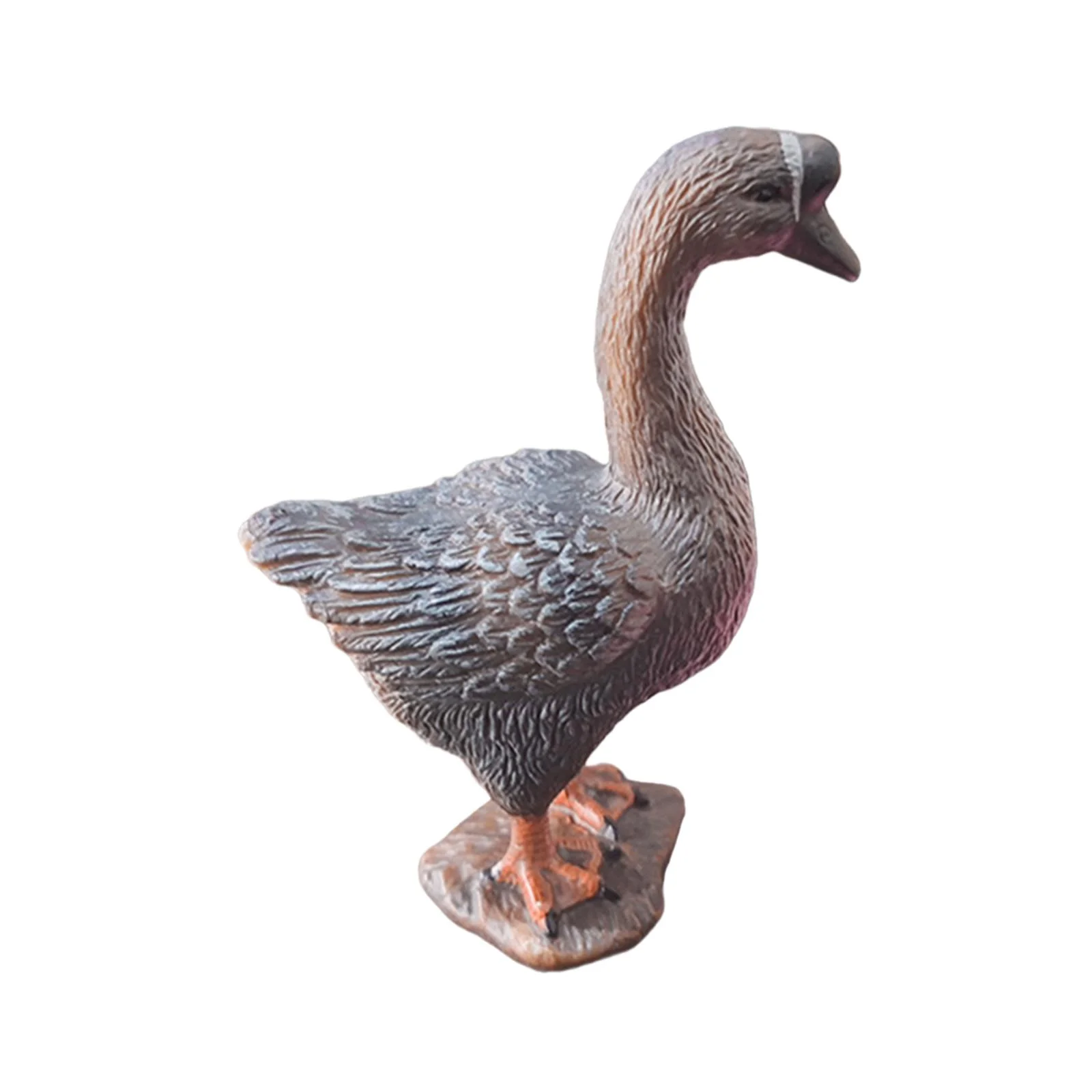 oshhnii Goose Statue Craft Yard Art Outdoor Garden Statue for Outside Porch Tabletop A