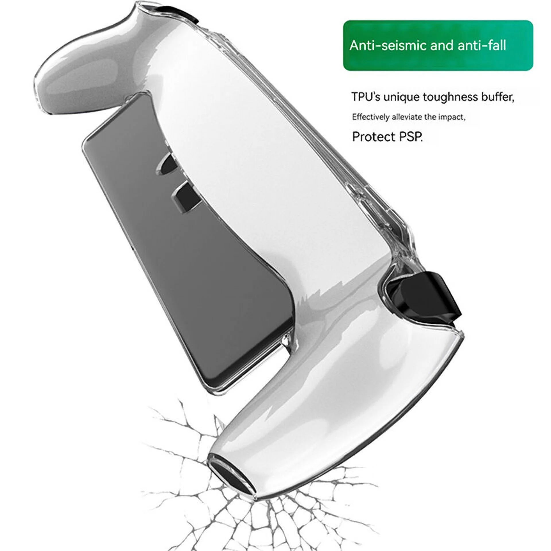 Shock-proof Anti-drop Game Console Protective Case for Sony PlayStation Portal