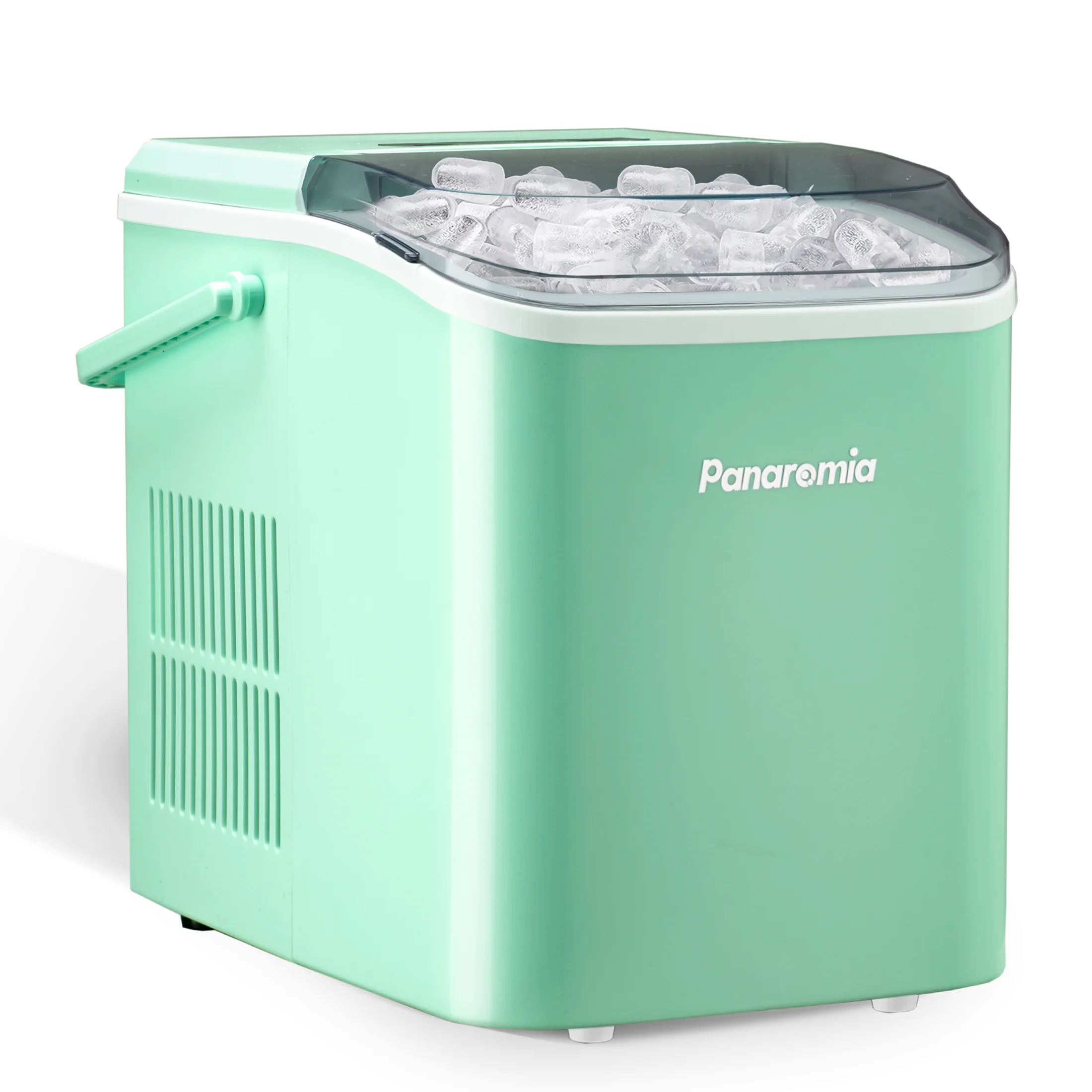 Countertop Ice Makers,Self-Cleaning Portable Ice Machine,26.5lbs in 24Hrs, 9 Cubes Ready in 8 Mins