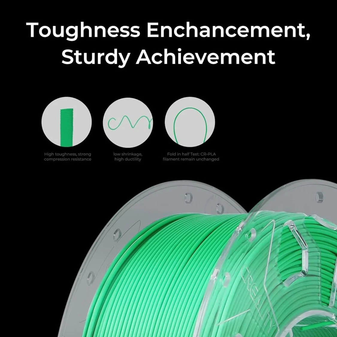 Official Creality PLA Filament Bundle 10kg/22lb 1.75mm 3D Printer Filament Enhanced Toughness No Warp, Dimensional Accuracy ±0.03mm Printing Filament