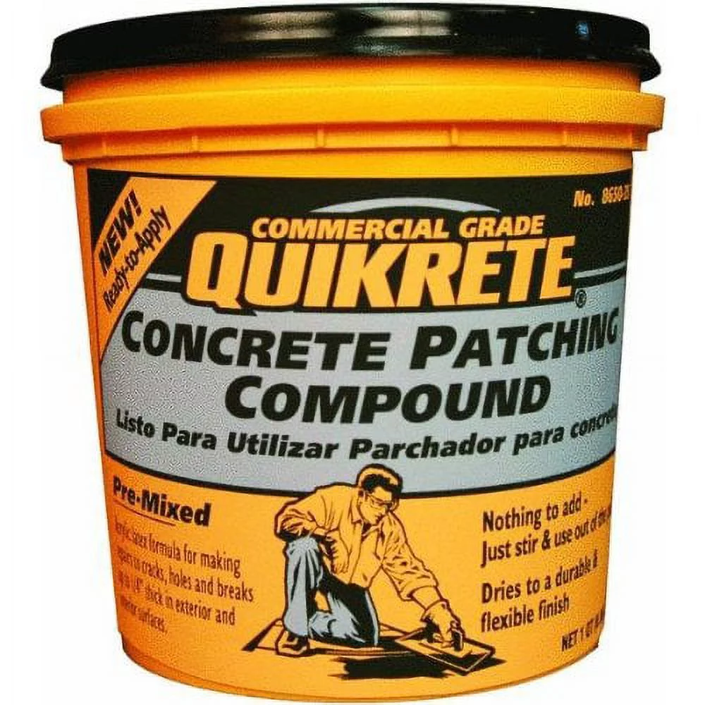 Quikrete 1 Qt. Pre-Mixed Gray Concrete Patch 865035