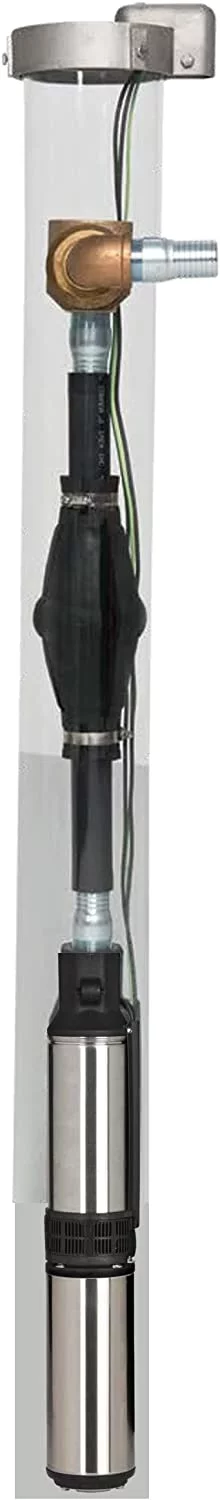 Red Lion 14942401 Submersible Deep Well Pump, 1/2 Hp, 2 Wire, 110 Volt