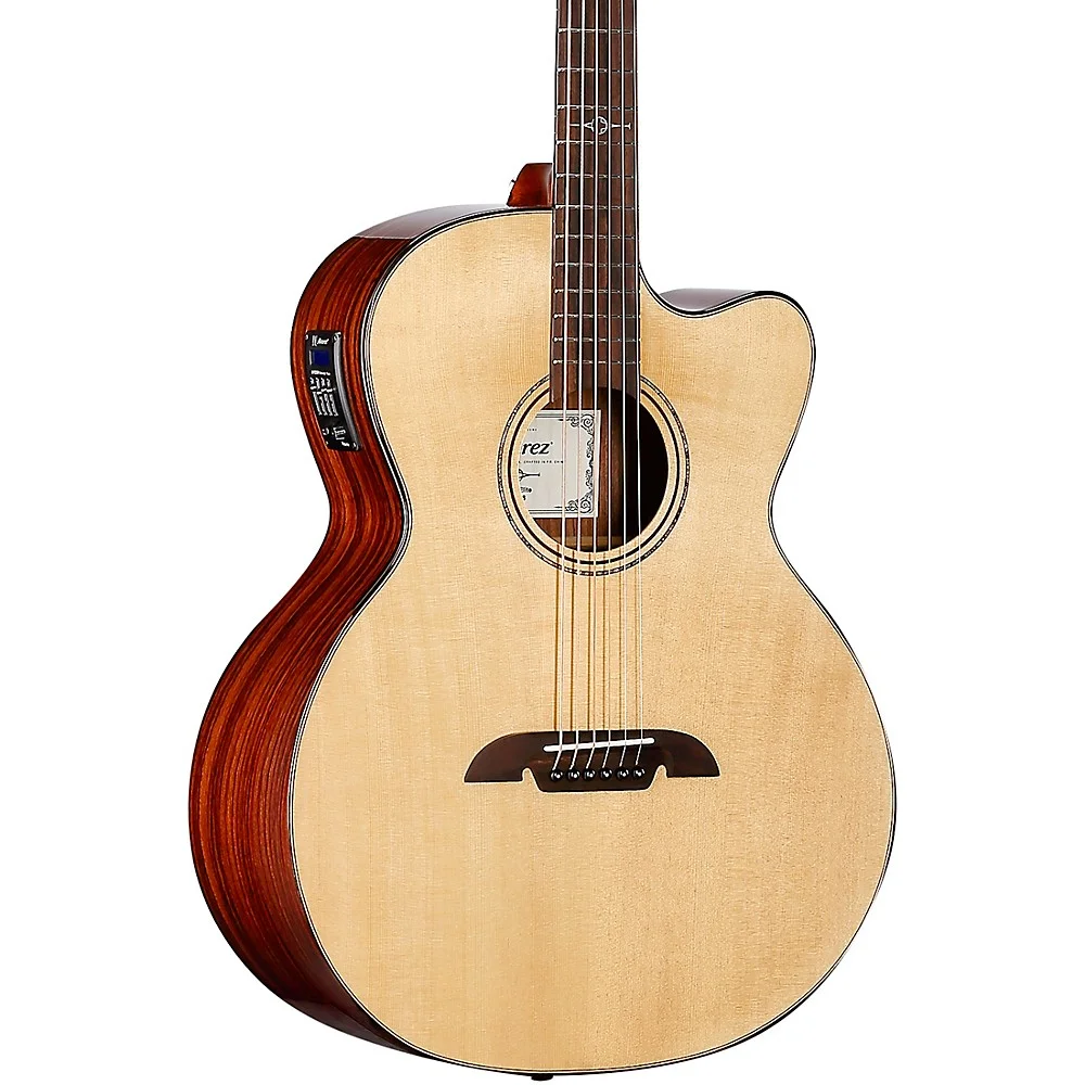 Alvarez ABT710 Elite Baritone Acoustic-Electric Guitar Natural