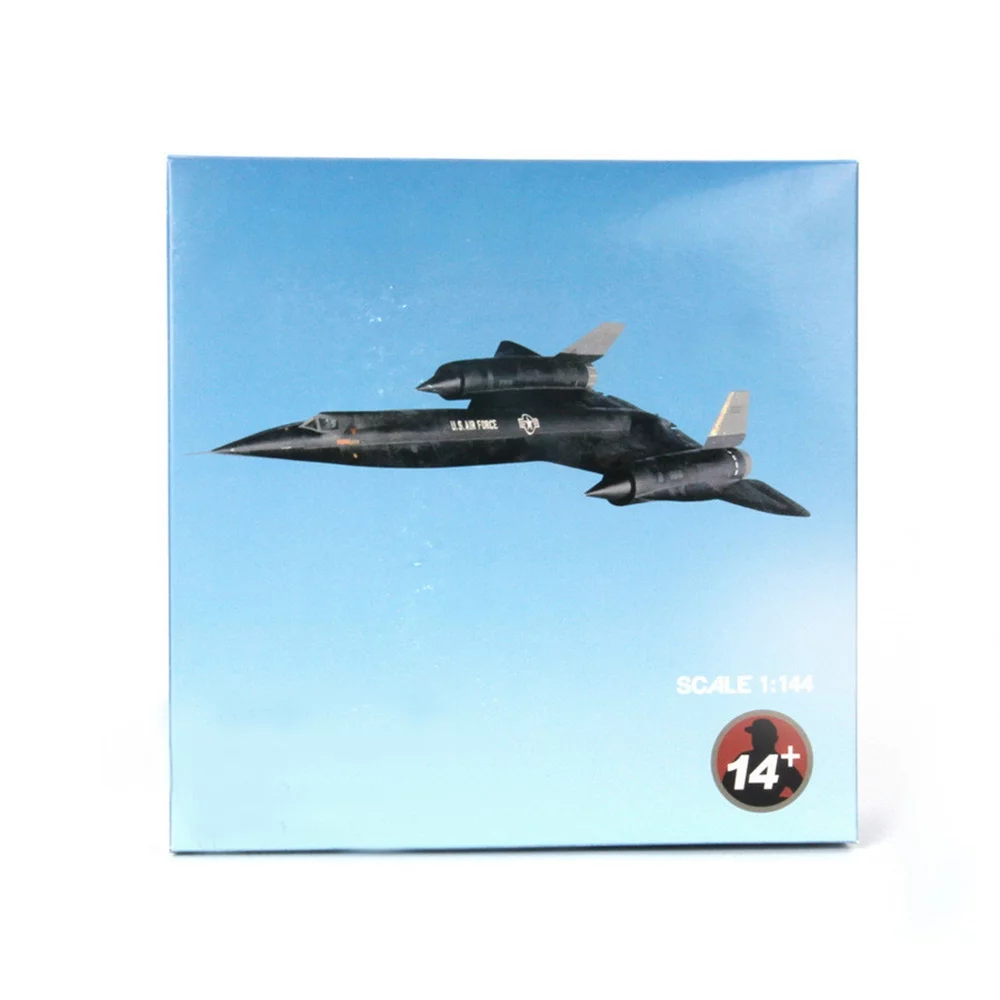 1:144 Blackbird SR-71 Reconnaissance Aircraft Alloy Aircraft Model Simulation Model Aircraft