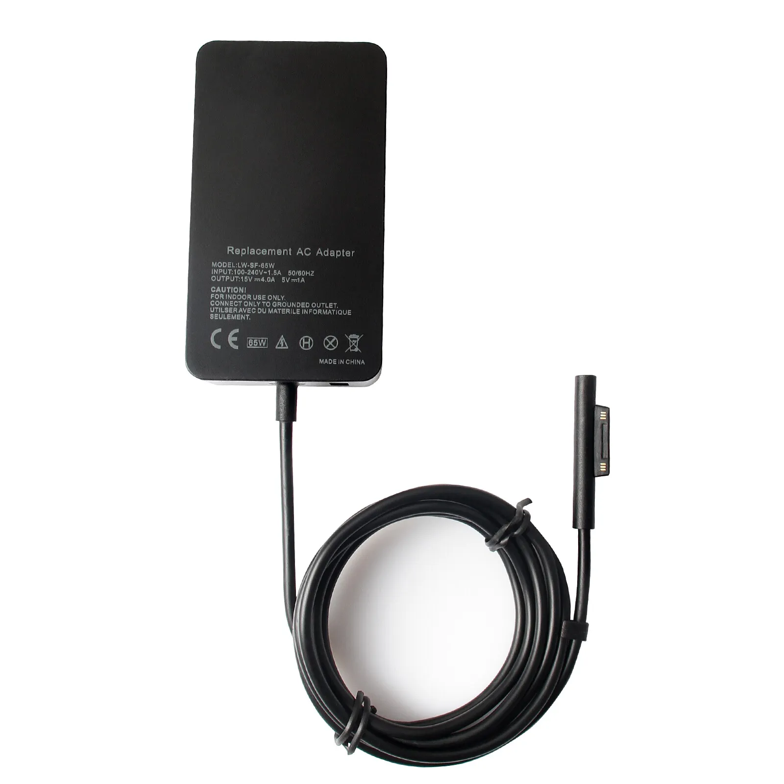 65W For Microsoft Surface Pro 9 8 7 6 5 4 3 X Power Supply 1706 Adapter Charger