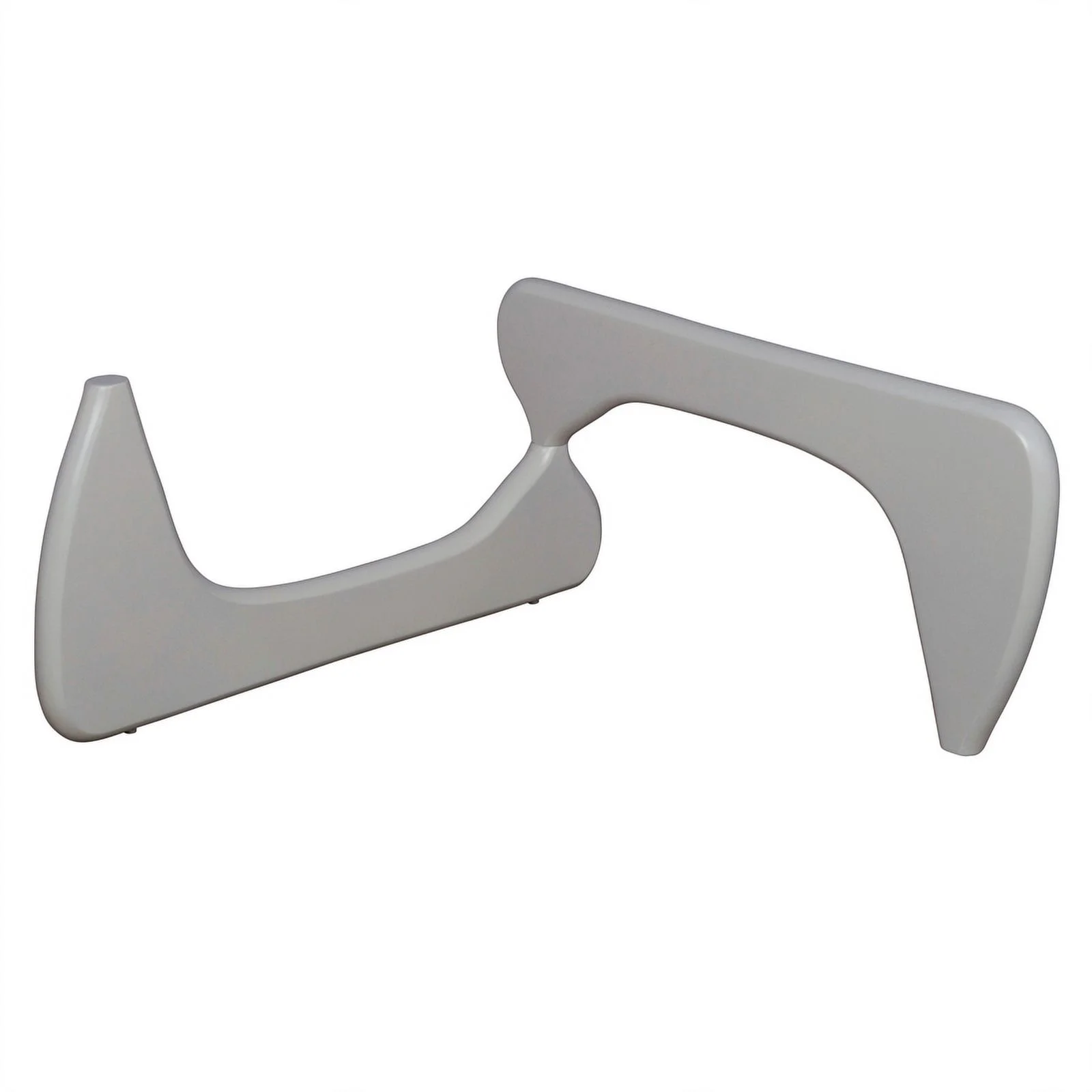 Pemberly Row Modern Triangle Wooden Glass Top Coffee Table in Grey