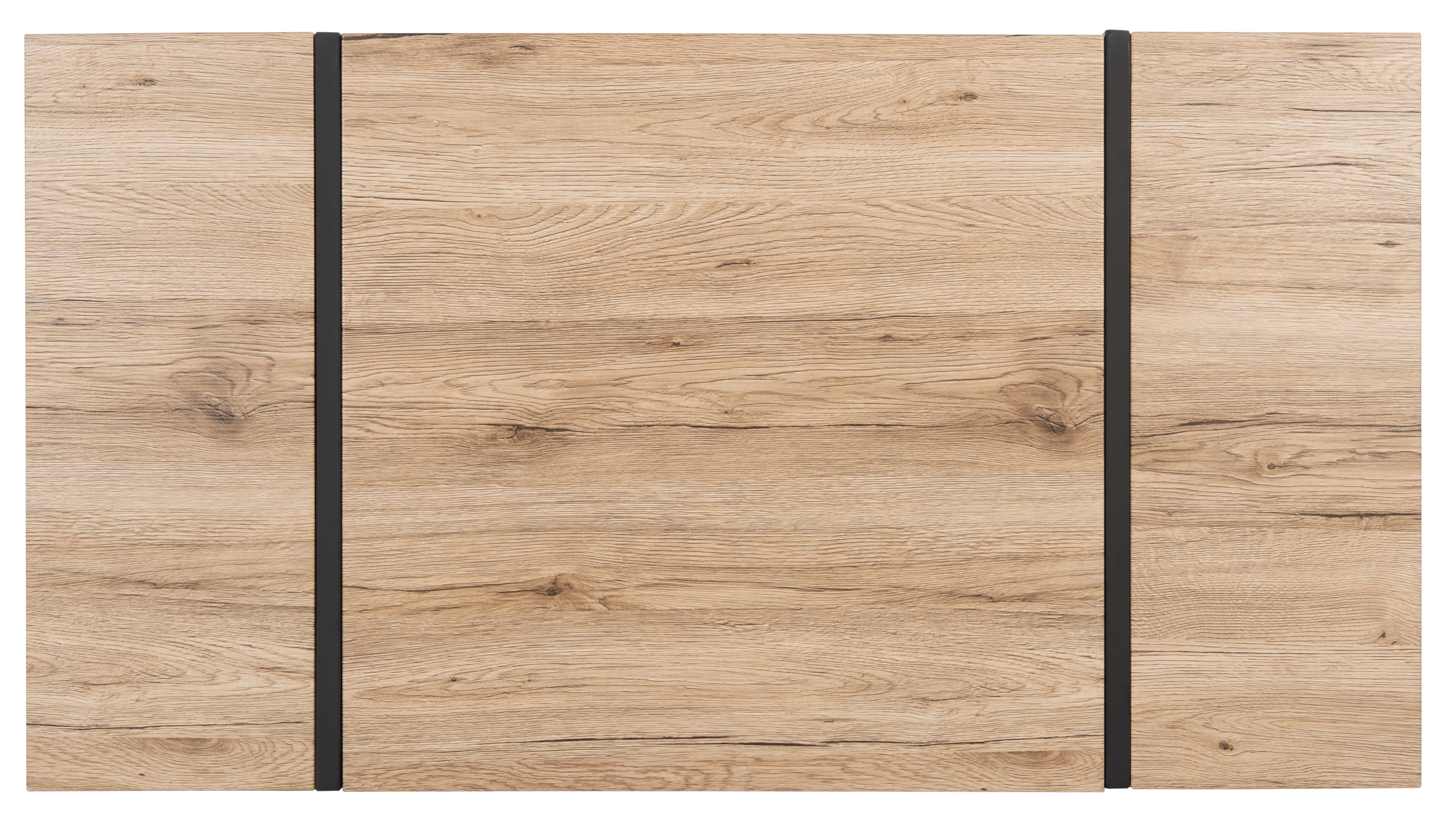 SAFAVIEH Tristan Rectangular Modern Coffee Table, Natural/Black