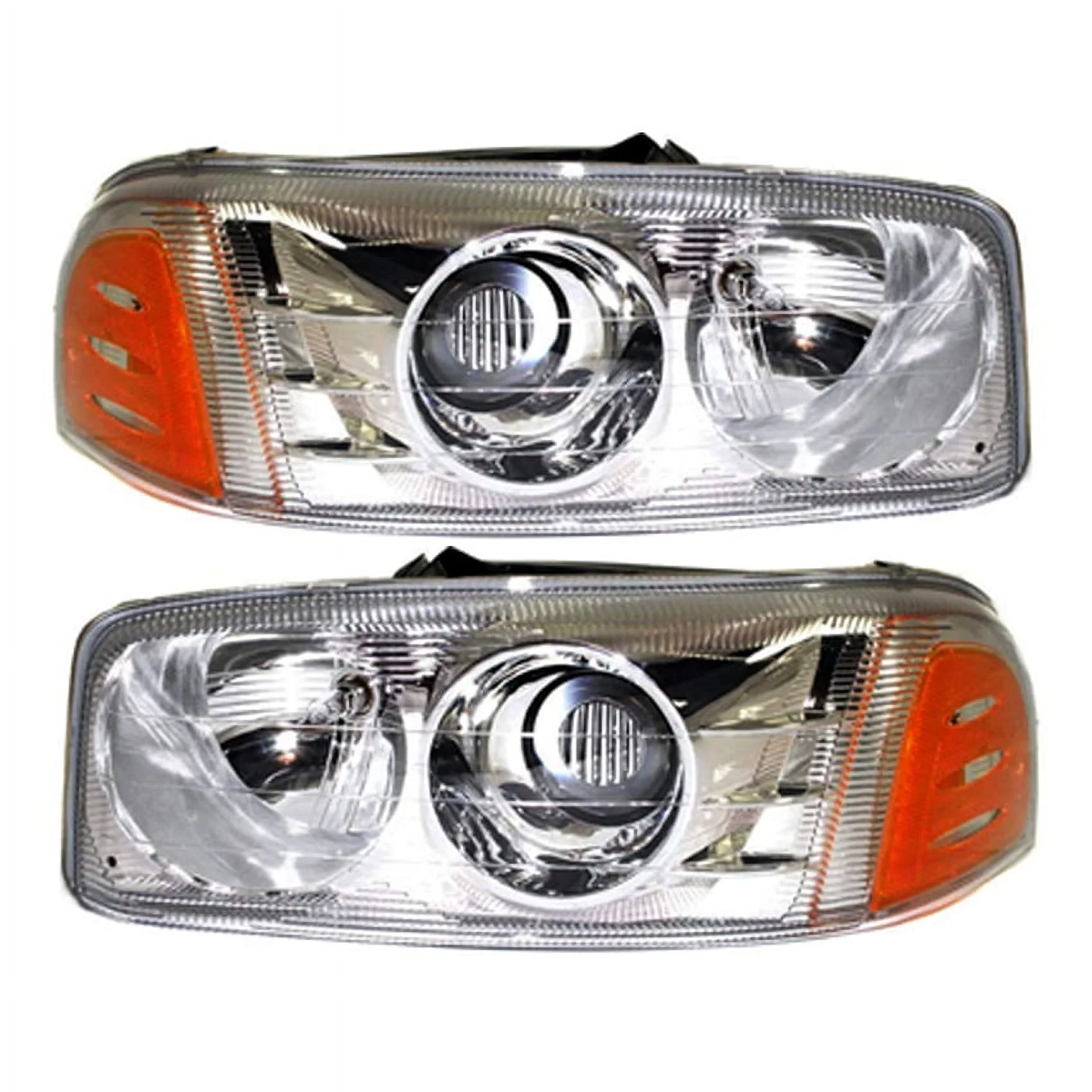 New Halogen Headlight Compatible With Gmc Sierra 1500 C3 Extended 2001 by Part Number 15218078 15218077 GM2503214 GM2502214