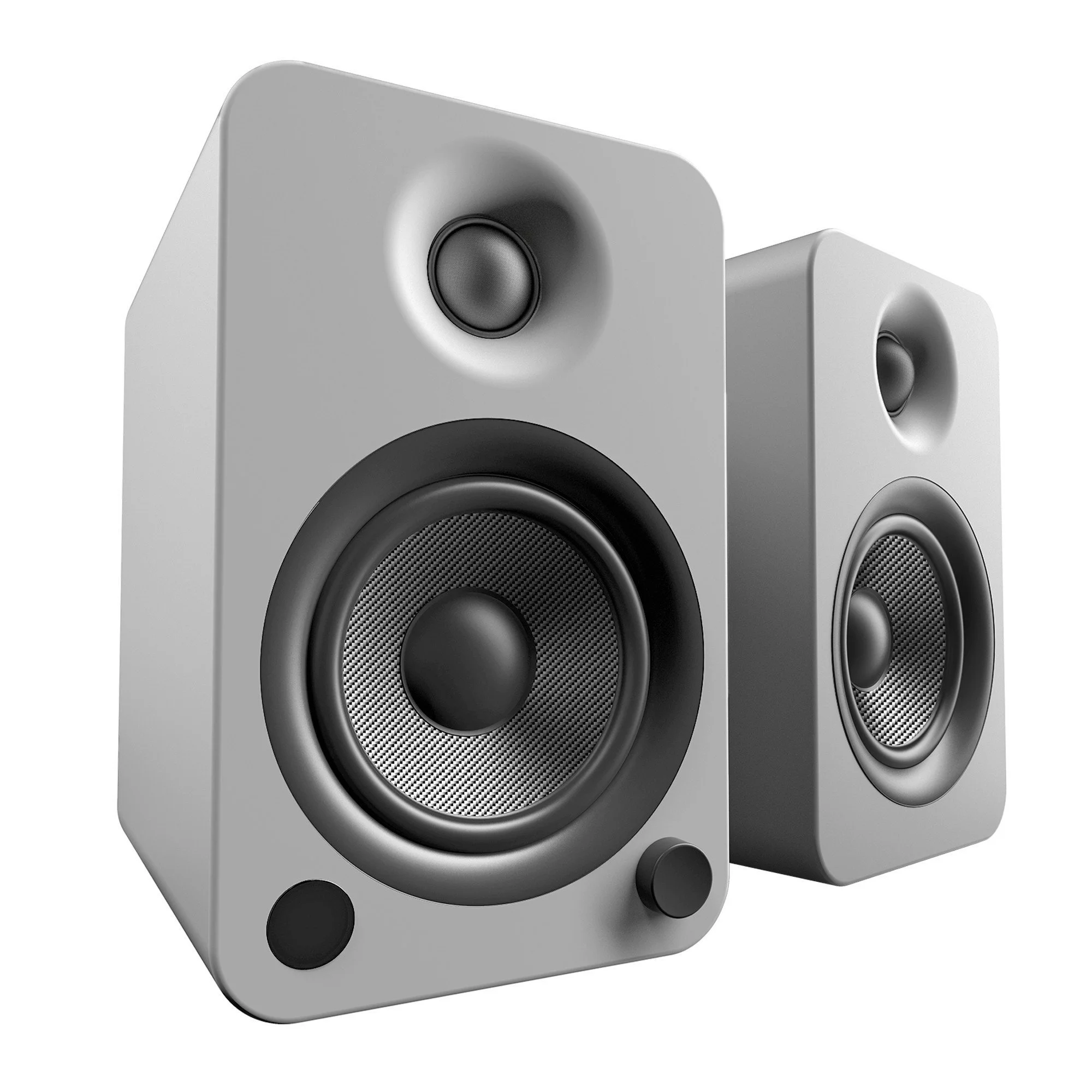 Kanto Living YU4 2-Way Powered Bookshelf Speakers (Pair, Pure)