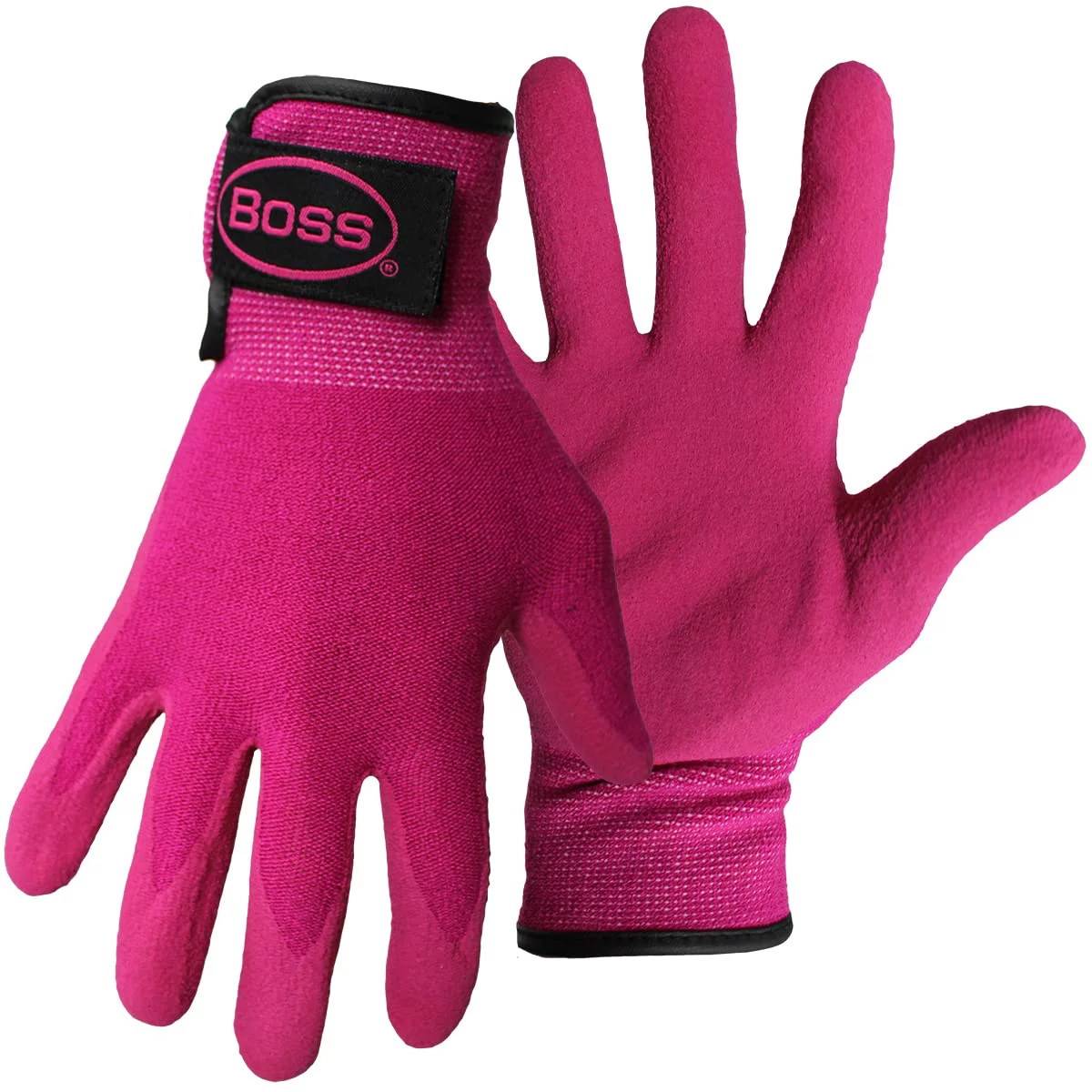 Boss 8443S Guardian Angel Sandy Nitrile Palm Glove Assorted Colors, Small (1 Pack)