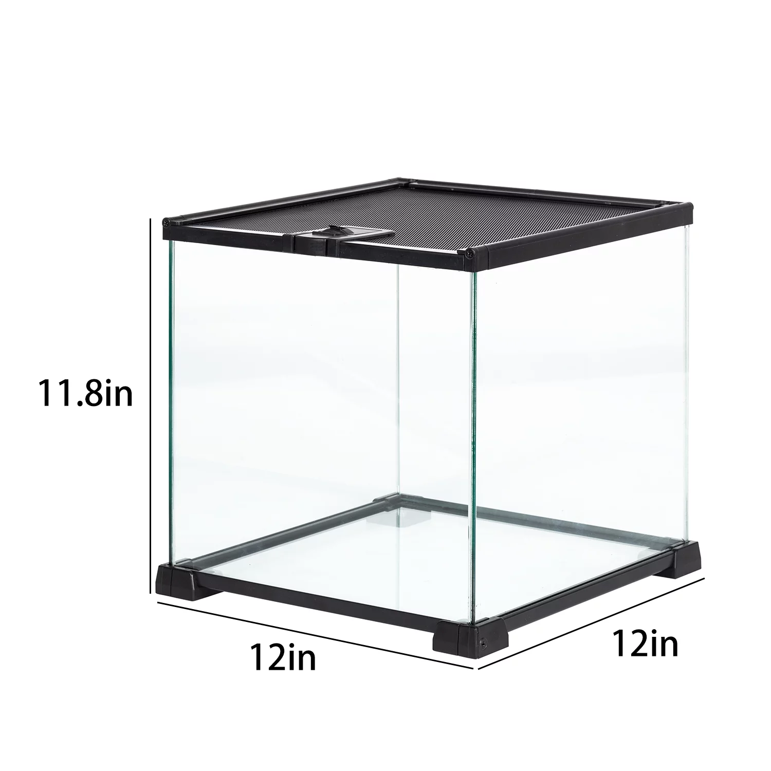 REPTI-ZOO Glass Mini 8 Gallon Reptile Terrarium 12
