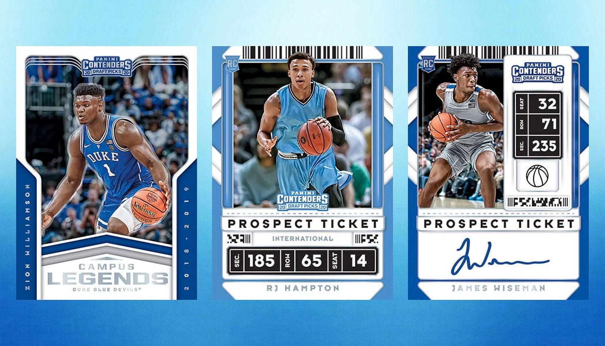 2020-21 Panini Contenders Draft Picks NBA Basketball Trading Cards Blaster Box- 42 Cards | 2 Parallels