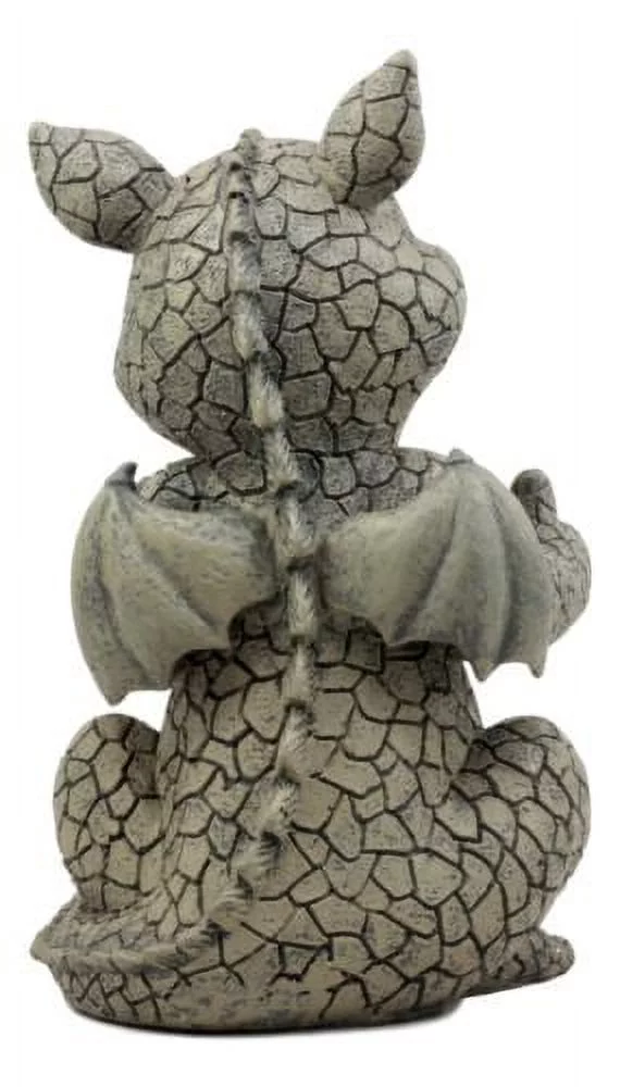 Pacific Giftware Garden Dragon Thumbs Up Dragon Garden Display Decorative Accent Sculpture Stone Finish 10 Inch Tall