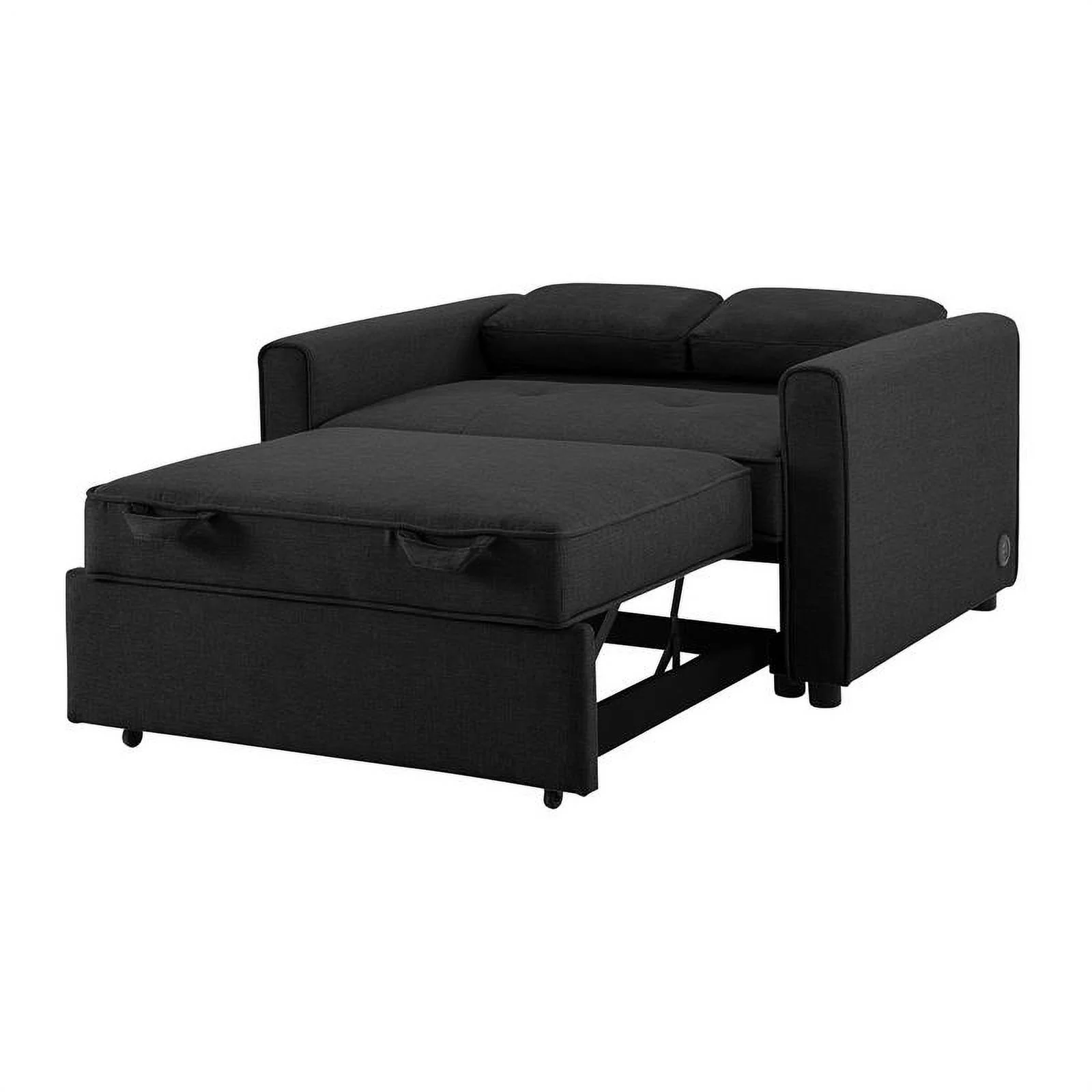 Serta Charleston Dream Lift Convertible in Charcoal Gray Fabric