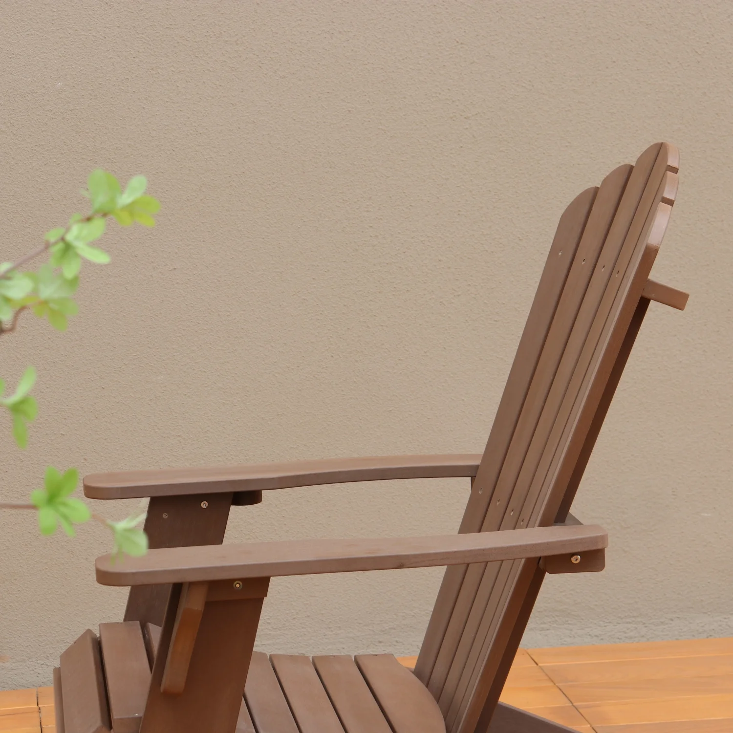 JHOOTUUO Polystyrene Adirondack Chair -