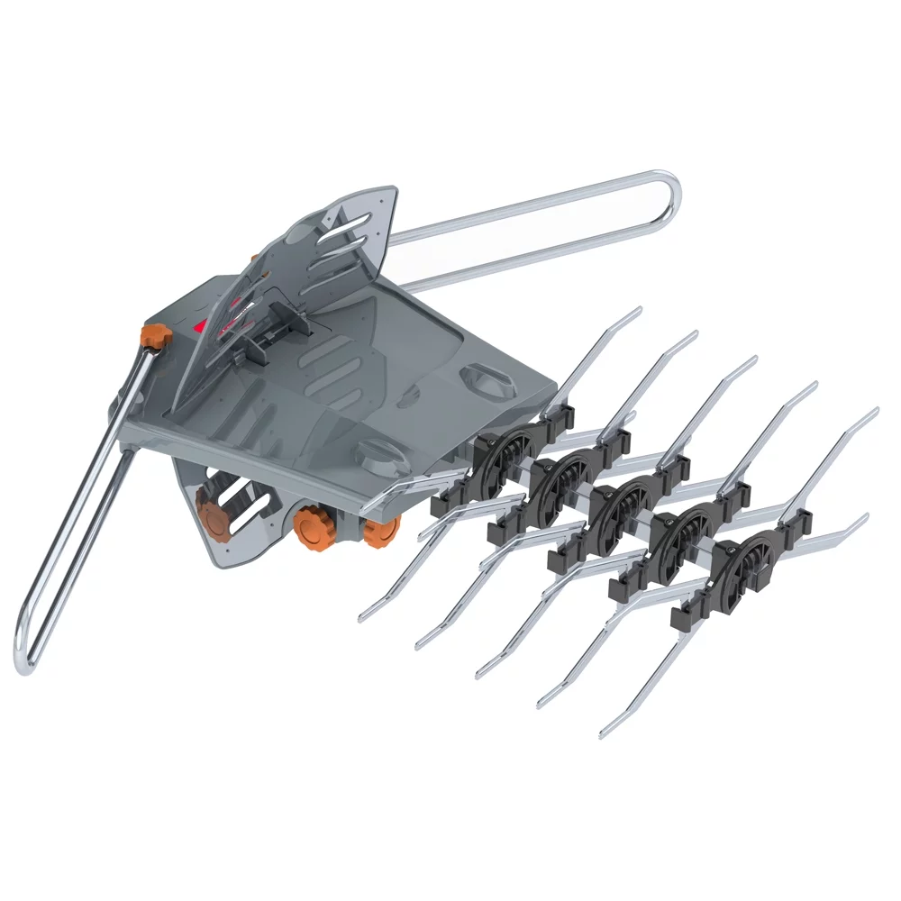 Leadzm 200 Mile 1080P 4K HDTV Outdoor TV Antenna Motorized Amplified 36dB 360 Rotation