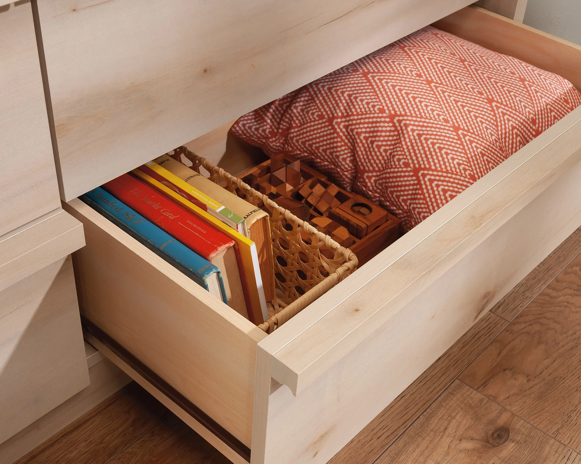 Harvey Park 6-Drawer Bedroom Dresser in Pacific Maple