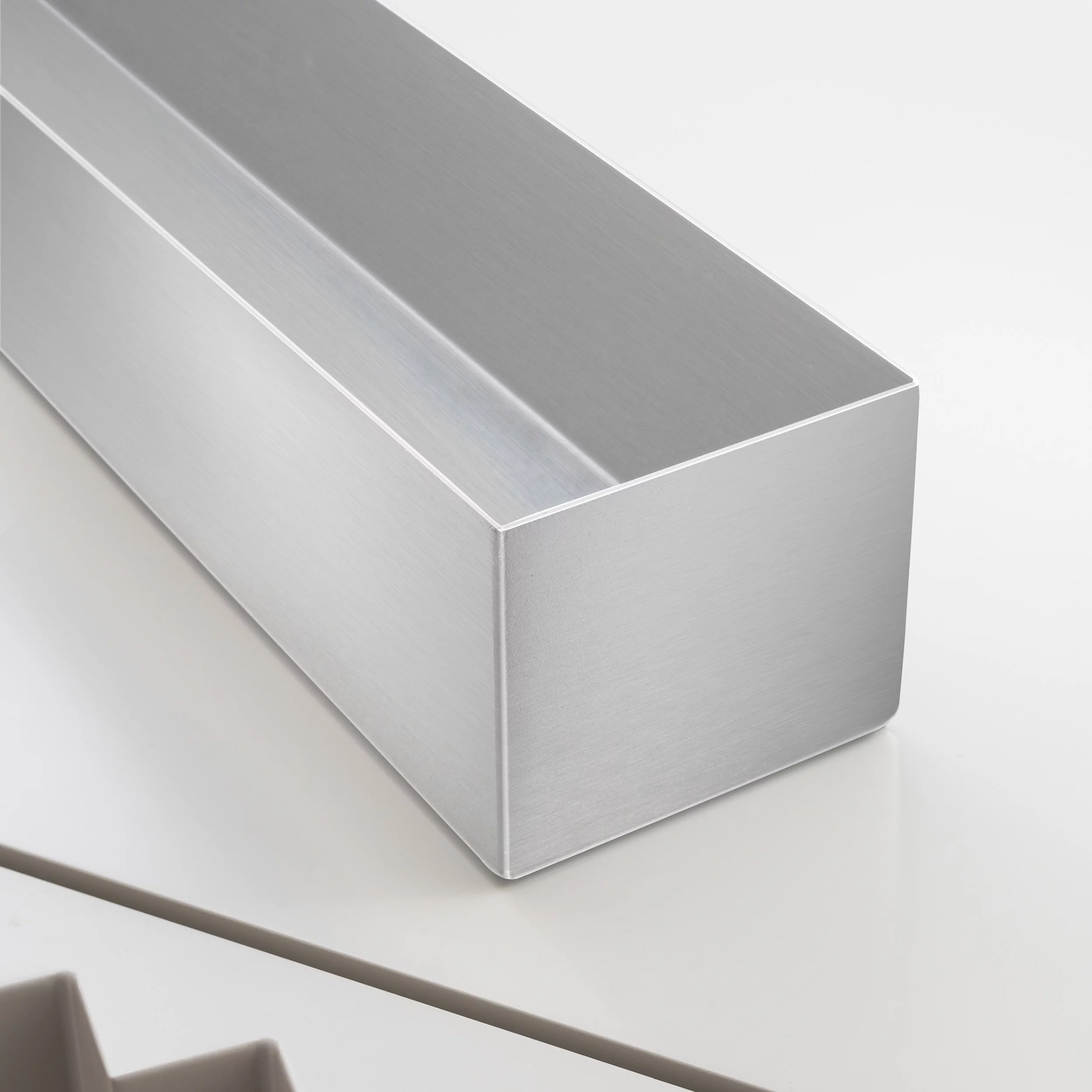 Veradek Geo Series Trough Planter - Stainless Steel