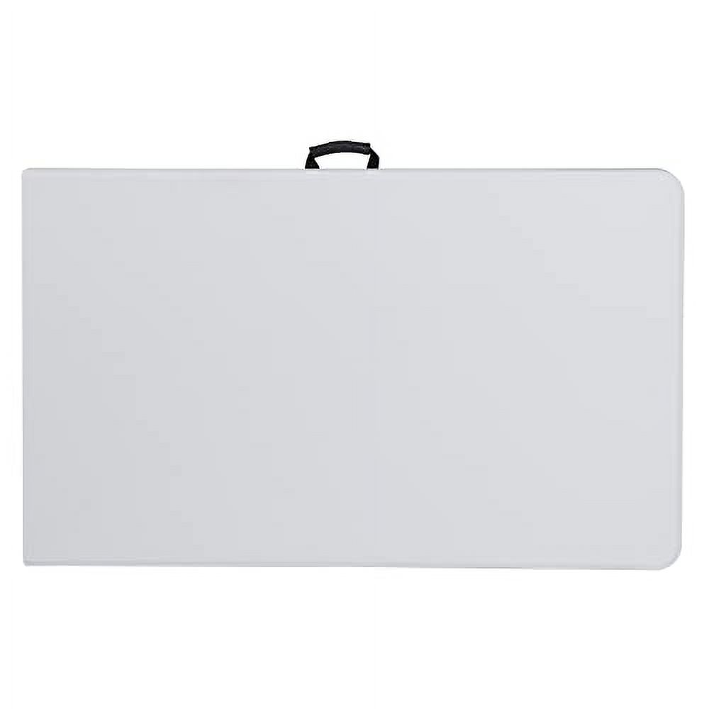 Plastic Folding Table, Portable Indoor Outdoor Heavy Duty Utility Table for Game Puzzles Crafting Picnic Camping Dining Party, White (8 FT)