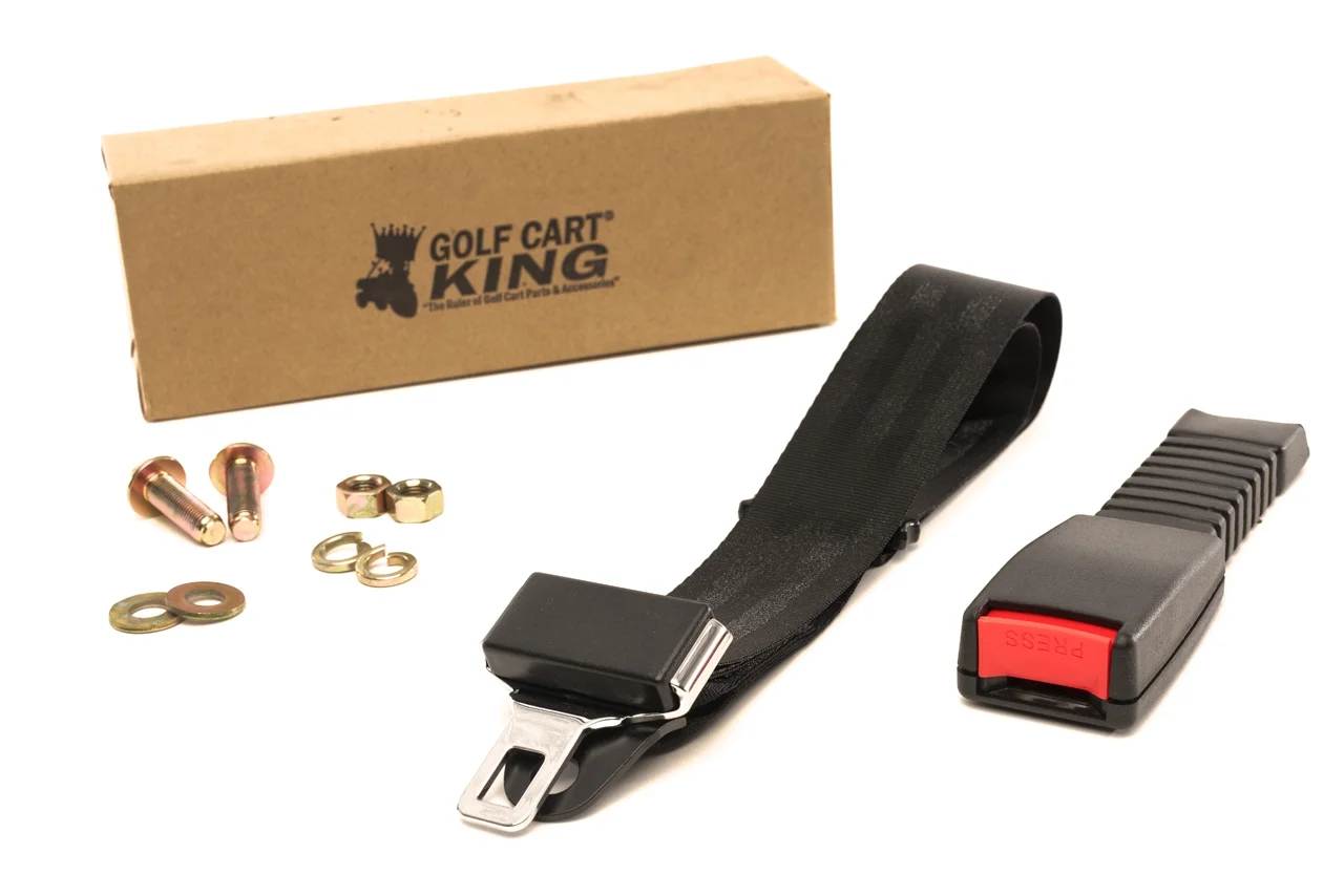Universal Seat/Lap Belt Kit for Club Car, Yamaha, and EZGO Golf Cart- 1 Seatbelt