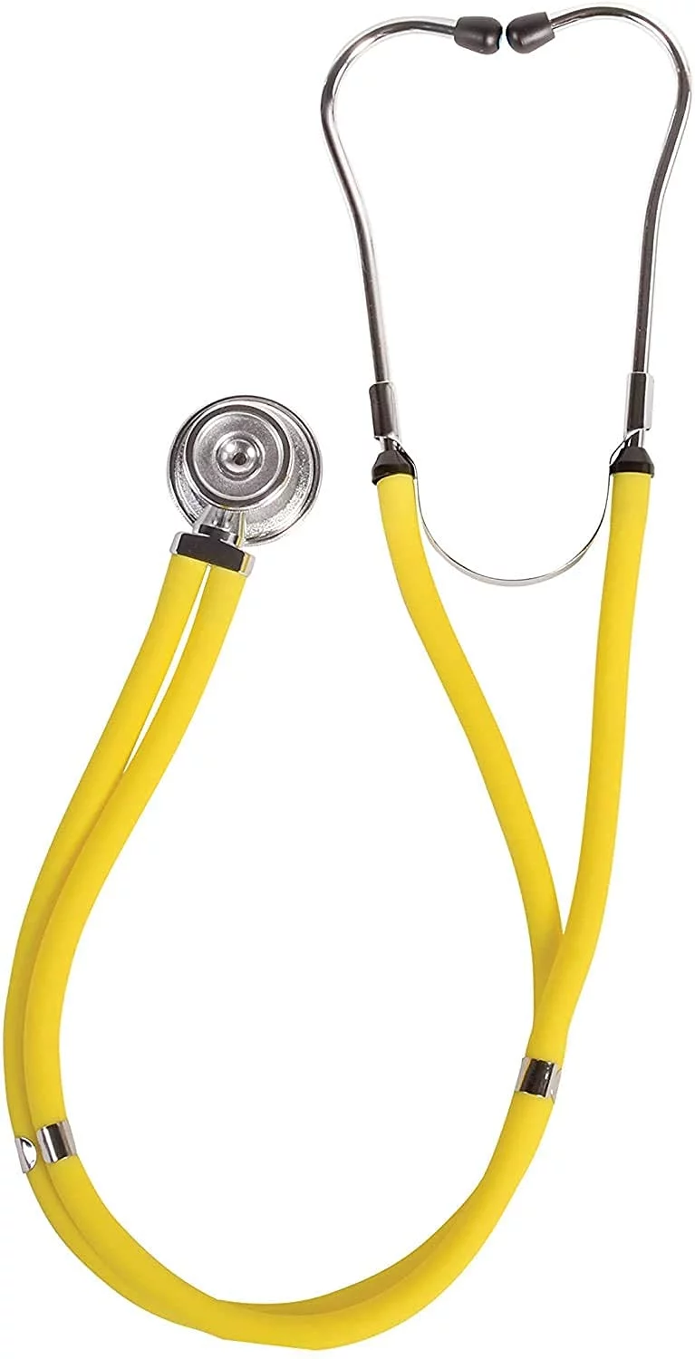 ASA Techmed Nurse Starter Kit - Stethoscope and Blood Pressure Cuff Set with EMT Shears (Yellow)
