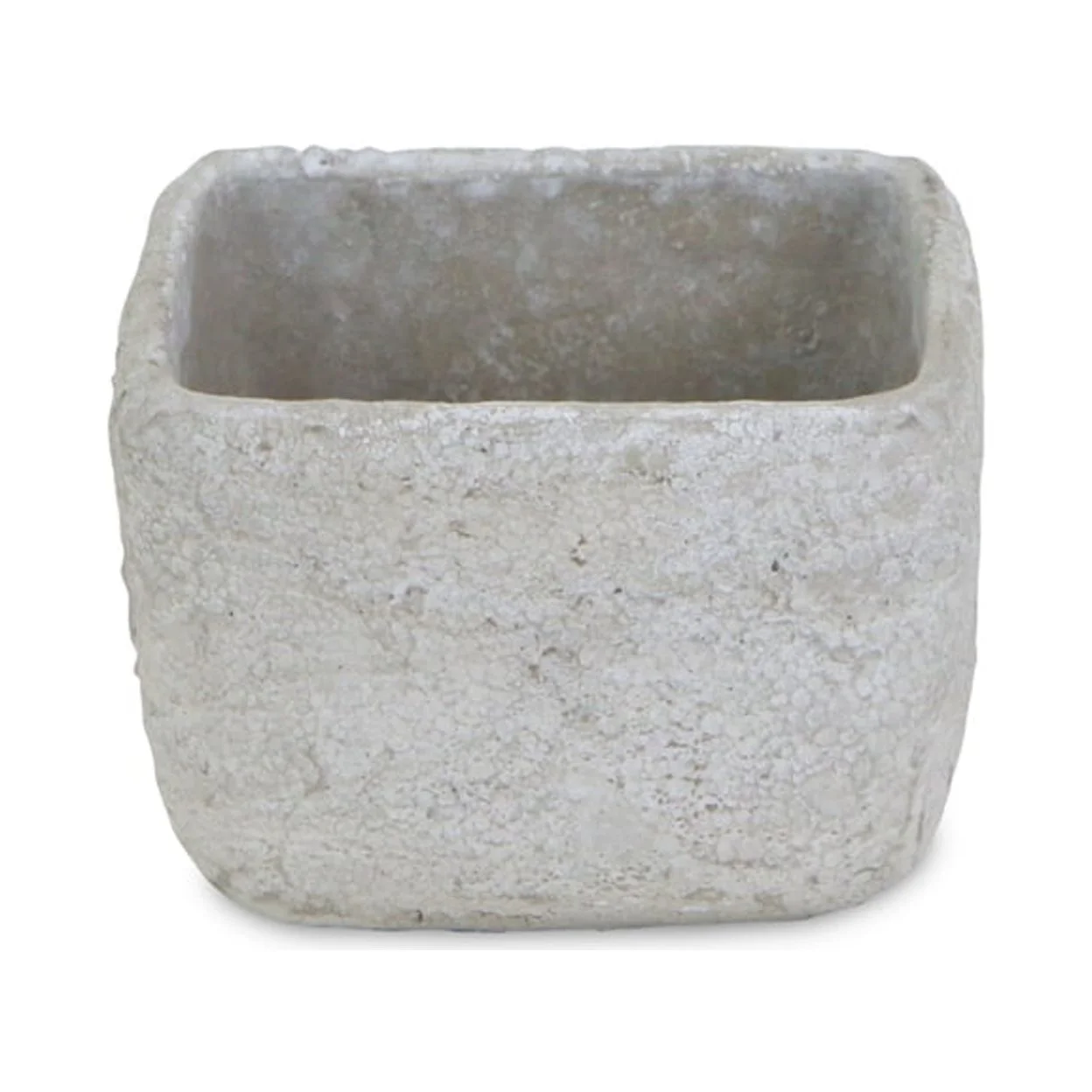 Cheungs Square Cement Planter With Arrow Design