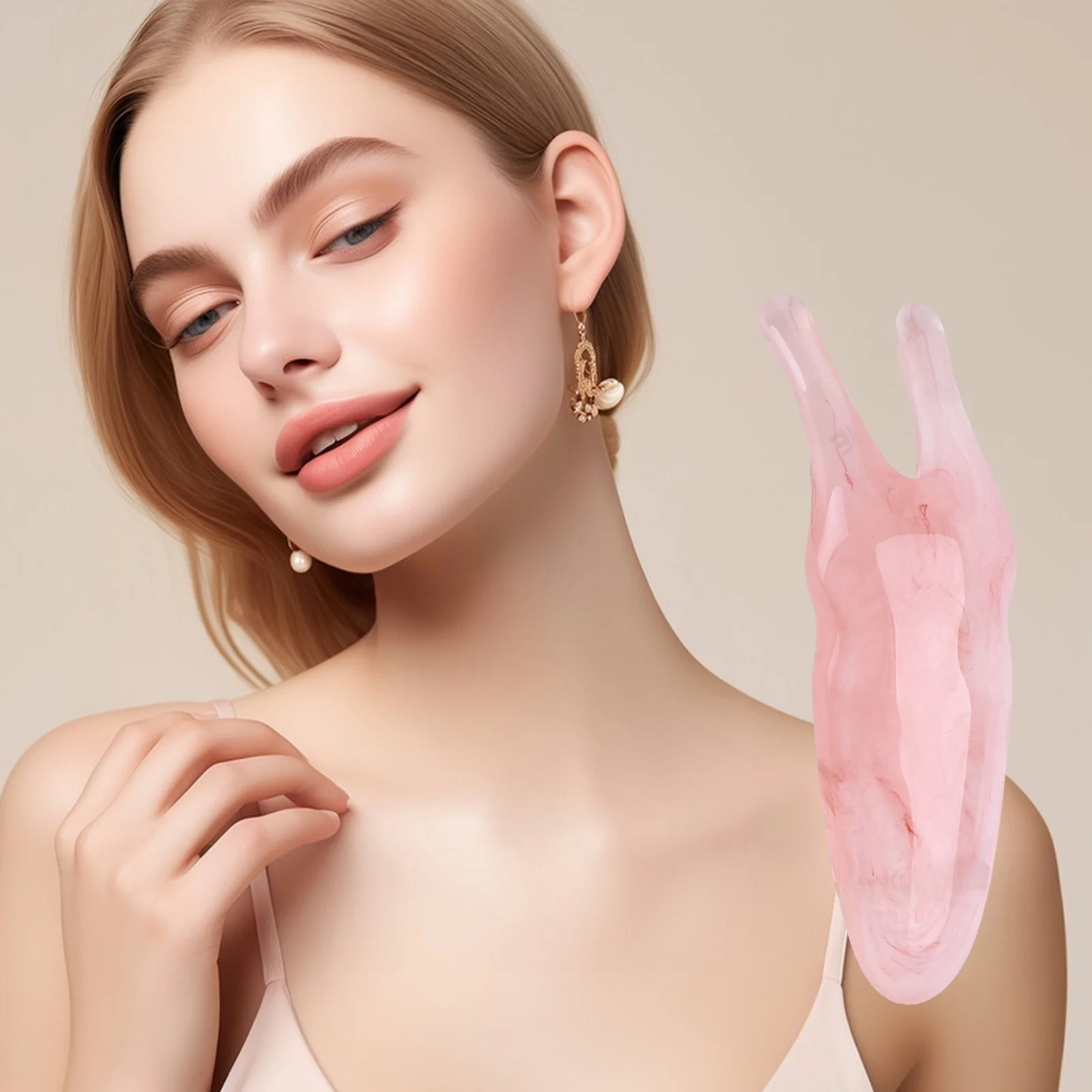 ZiSUGP Nose Scraping Resin Gua Sha Stick Face Pulling Menstrual Beauty Tool from Roller