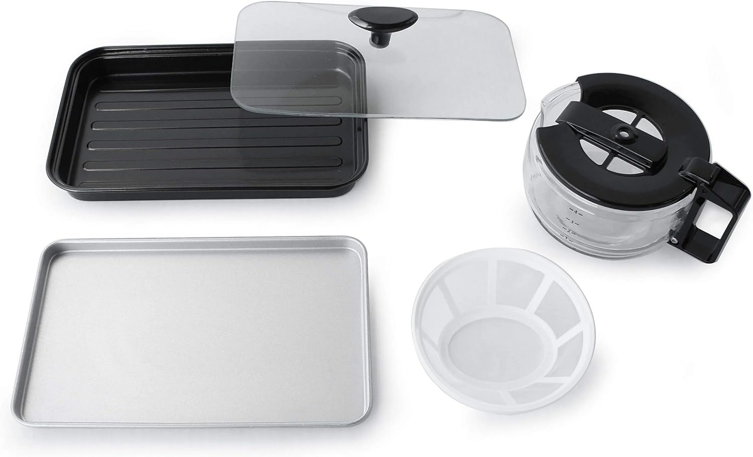 3-In-1 Breakfast Maker In Stainless Steel & Black,18.5W X 8.75D X 11.25H Inches